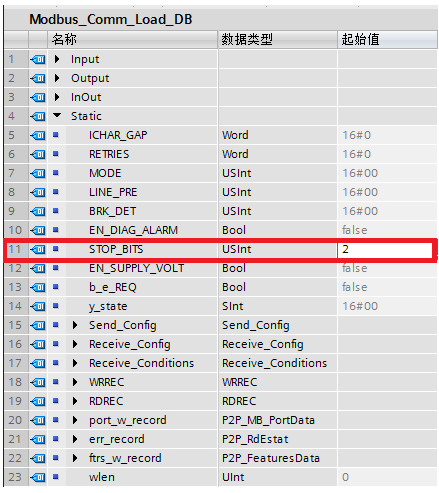 S7-1200 Modbus RTU通讯及V3版指令功能的图3